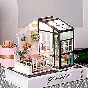 3D salokāms miniatūrs ROBOTIME Balkons