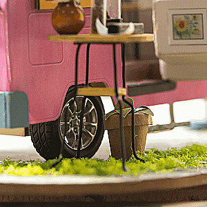 3D saliekamā miniātūra ROBOTIME Camping