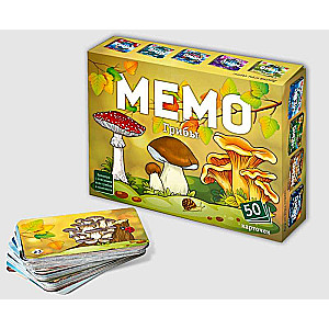 Galda spēle - Memo Sēnes 50 kartītes