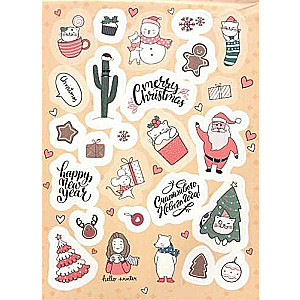 100 labāko uzlīmju. Ziemas
