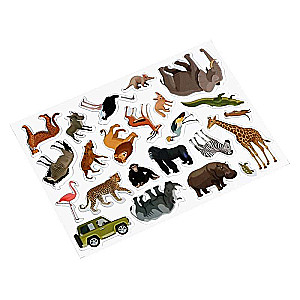 Magnētiskās stāsti - Safari-Zoo