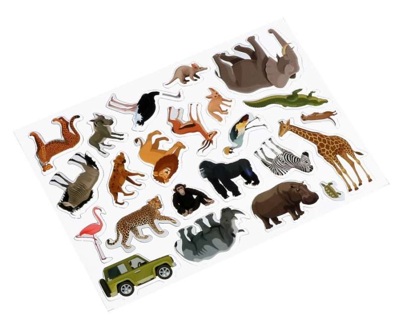 Magnētiskās stāsti - Safari-Zoo