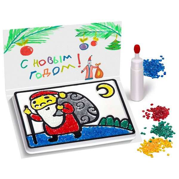Radošais komplekts - Uzber uz līmes. Ziemassvētku vecītis
