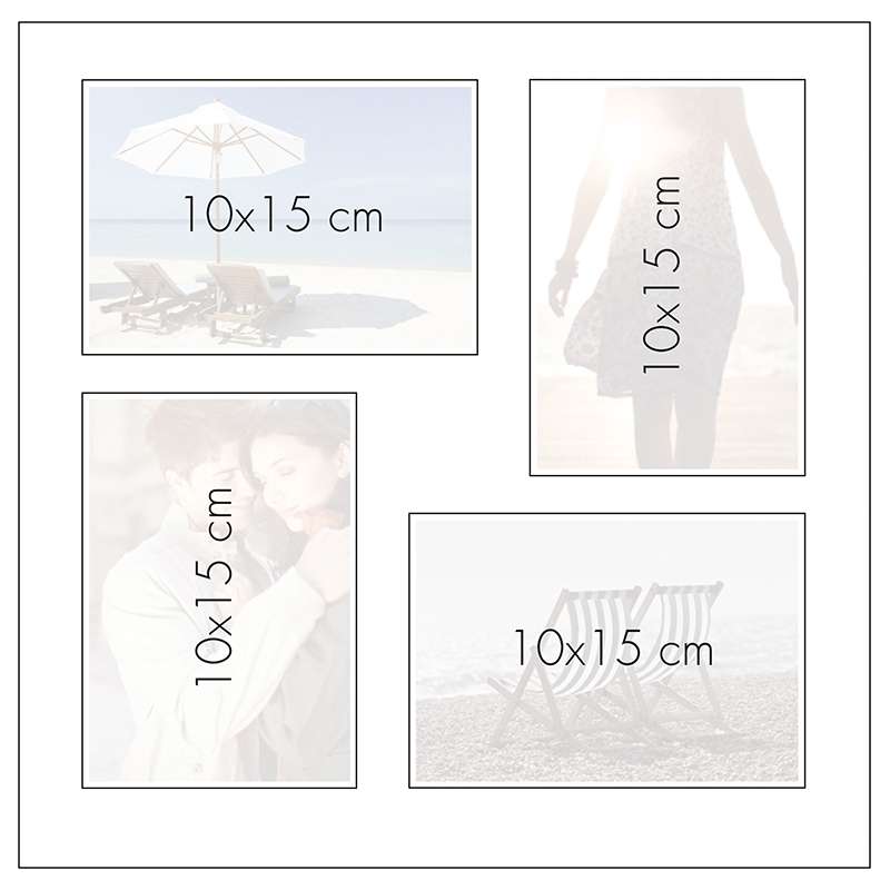 Fotoalbums 30x31cm 60l. Kāzu White Love