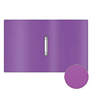 Plastmasas mapīte uz 2 gredzeniem ErichKrause® Diagonal Vivid, 35mm, A4, assorti