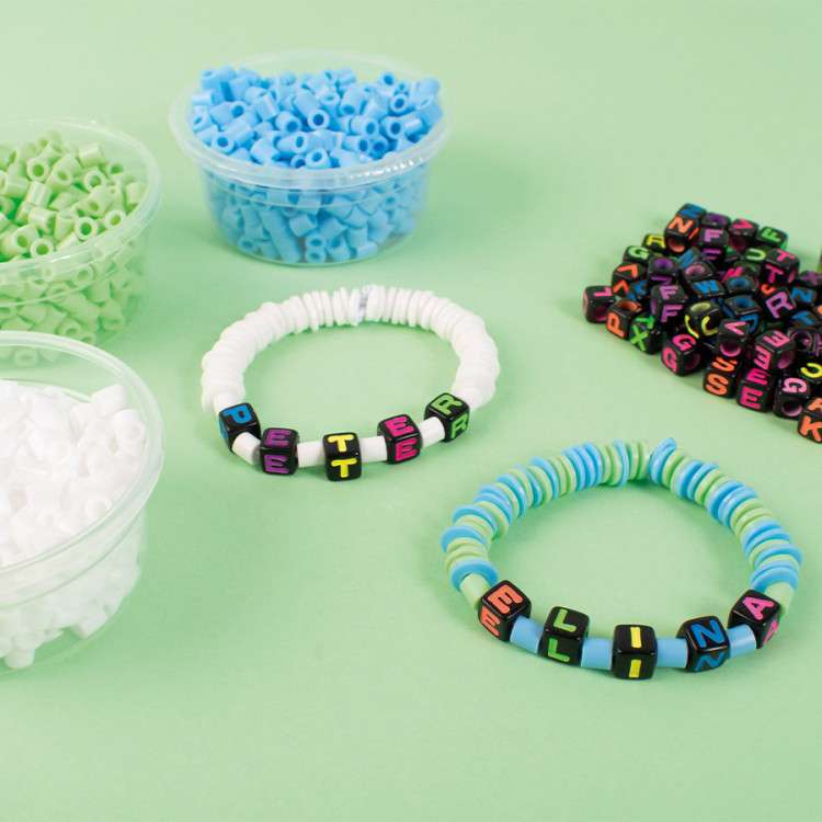 Набор для творчества PLAYBOX, Letter Beads Neon