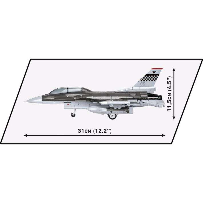 Конструктор - COBI F-16 D Fighting Falcon, 410 деталей