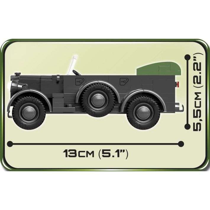 Конструктор - COBI 1937 horch 901 KFZ.15, 185 деталей