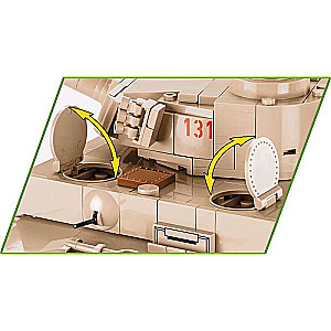 Konstruktors - COBI PzKpfw VI Tiger 131, 850 detaļas