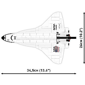 Konstruktors - COBI Kosmosa kuģis Atlantis, 685 detaļas