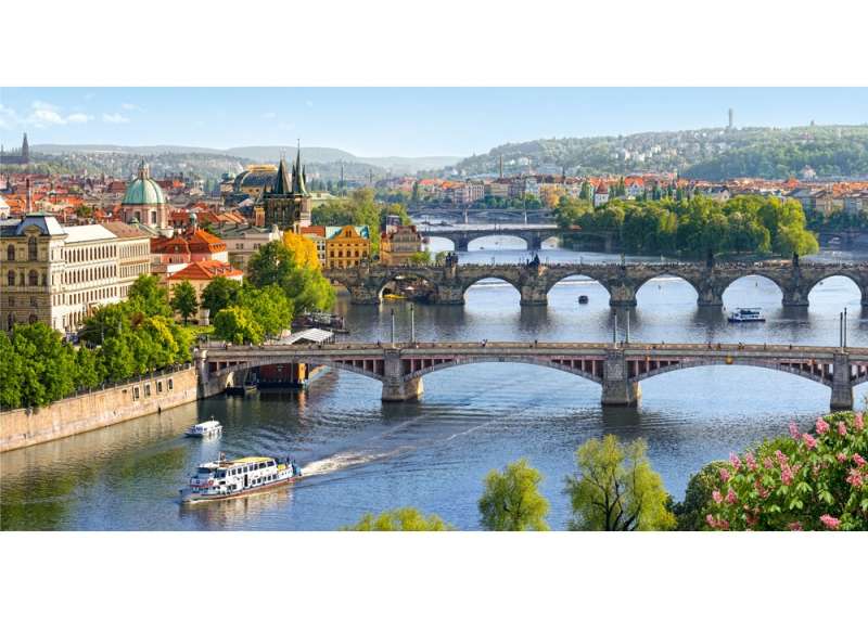 Puzle Vltava tilti Prāgā 4000 gab.