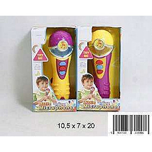 Mūzikas rotaļlieta - bateriju mikrofons Little microphone