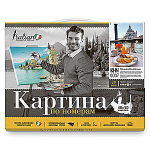 Glezna pēc numuriem 40x50 RĪTA BROKASTIS VENECIJĀ 29 krāsas