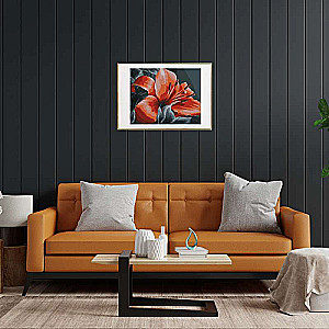 Glezna pēc numuriem 30x40 Krāsains audekls ORANŽA LILJA 16 krāsas