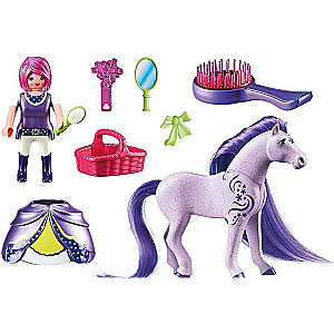 Princese Viola ar zirgu