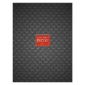 A5 formāta piezīmju grāmata, 80 lapas līnijās BUSY, assorti