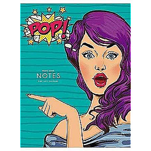 A5 piezīmju grāmata, 40 lapas līnijā NOTES, assorti