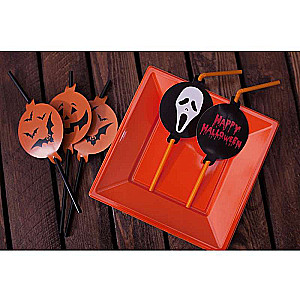 Salmiņas ar Halloween rotājumu, 5gab.