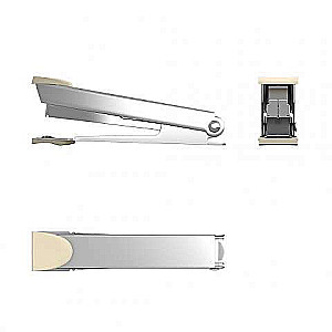 Stapleris №10 ErichKrause® Ferro līdz 15 lapām, pelēks