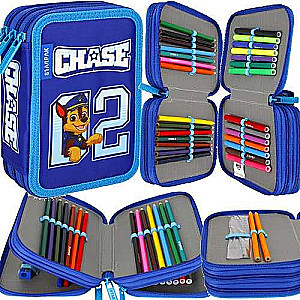 Pildspalvu maciņš STARPAK 3 nodalījumi 19.5x13x6cm ar piederumiem PAW PATROL