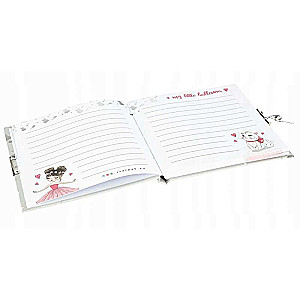 Ежедневник с ключом STARPAK 13,5X13,5см БАЛЕРИНА