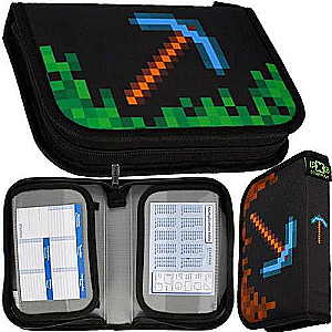 Penālis bez piederumiem STARPAK 14x21x4 cm PIXEL GAME