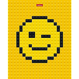 Piezīmju grāmata 48l A5 rūtiņa - Lego-SMILE!