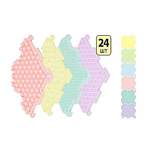 Modulārais paklājs. Komplekts MINI PASTELIS