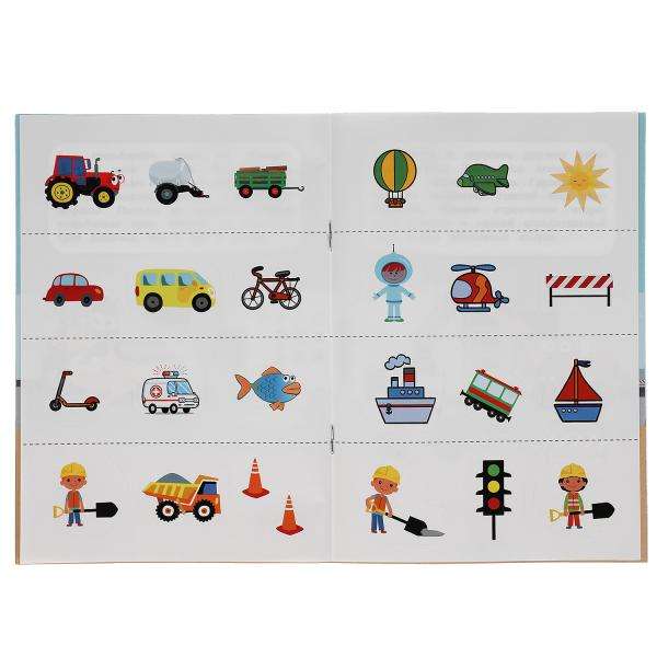 Izpētām transportu. Zilais traktors. Attīstošie uzdevumi