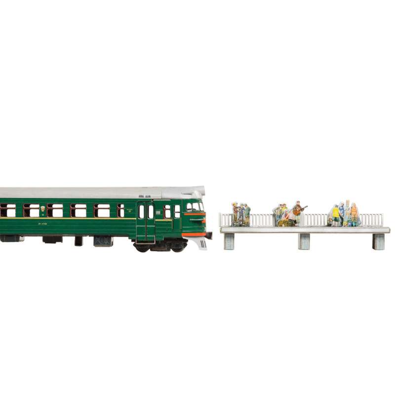 Saliekamais modelis - Elektriskā vilciena galvenais vagons