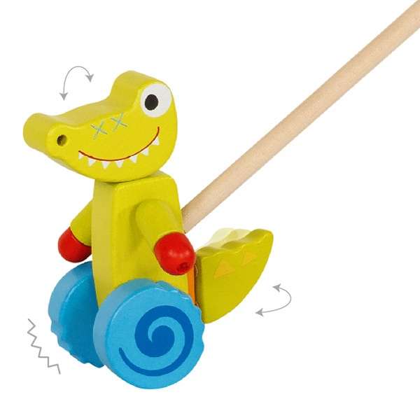 Stumjamā rotaļlieta GOKI krokodils