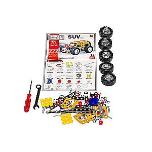 Konstruktors - Assembly Alloy Toys SUV 132 detaļas.