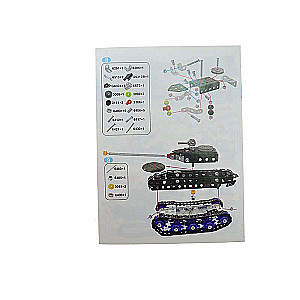 Konstruktors - Assembly Model 310 detaļas.