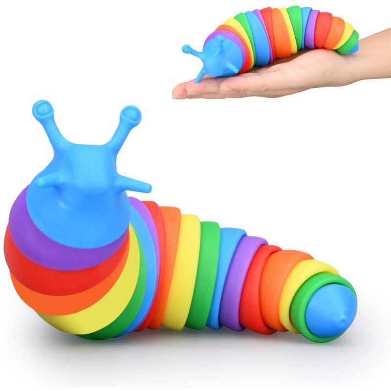 Antistressa rotaļlieta- rotaļu kāpurs SLUG
