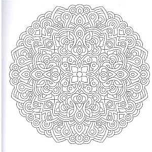 Mandalas. Krāsošana-antistress. Meitene