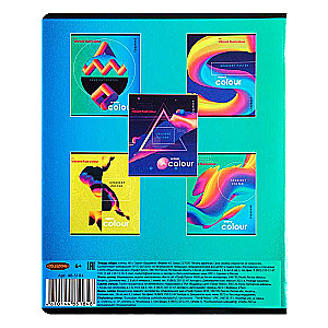 Piezīmju grāmata KUBS 48l. GRADIENTS  