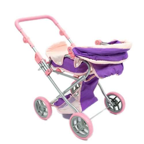 Кукольная коляска, фиолетовая