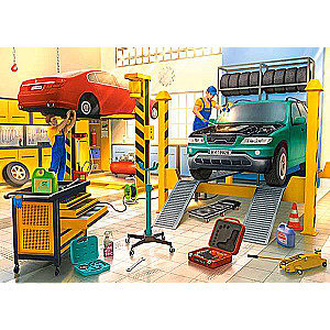 Puzle 120. Automobiļu darbnīca