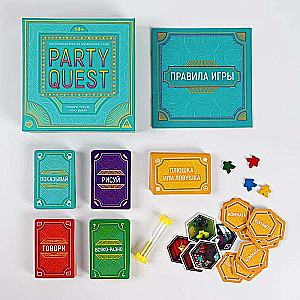 Galda spēle - PARTY QUEST. Runā, zīmē, rādi