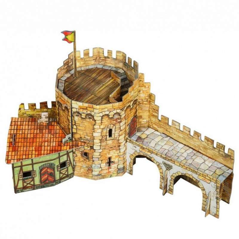 Сборная модель -  Угловая башня.Средневековый город