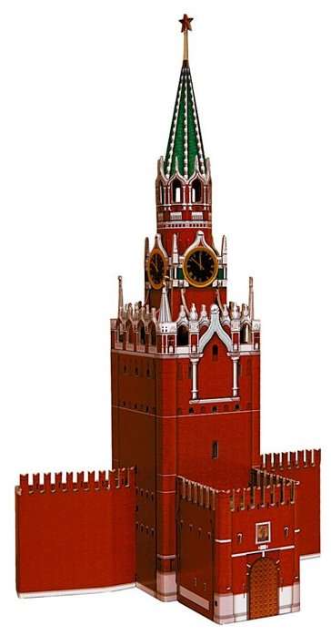 Saliekamais modelis - Maskavas Kremļa tornis (219)