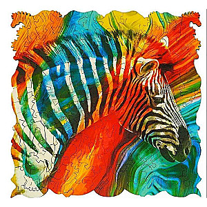 Figurālais koka puzle ANIMAL ART Zebra 113 gab. 