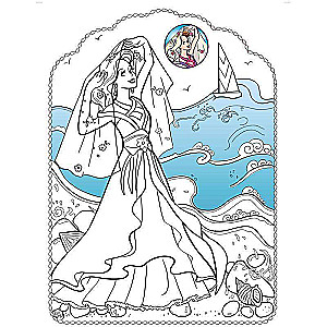 Priecīgas krāsojamās grāmatas. Princeses