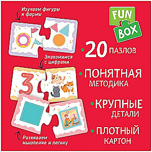 Galda spēle Fun Box. Atrodi pāri! Cipari un formas