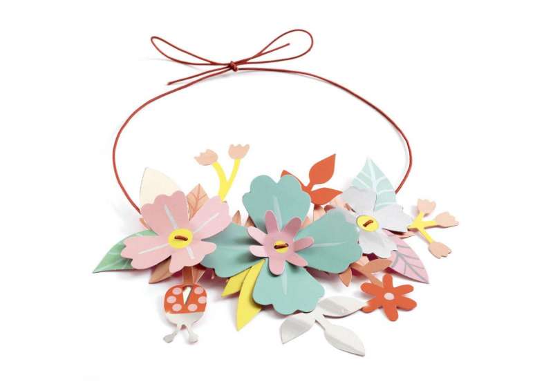 Набор для творчества - Ювелирные изделия Разноцветные цветы из  бумаги