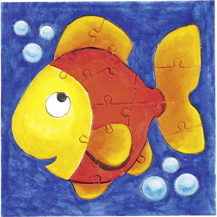 Mini puzzle FOLIA FISH 14x14,5cm