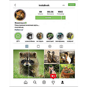 Tīmekļa 48l A5 kvadrāts Instabook
