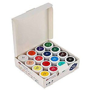 Akrila krāsu komplekts audumiem Es - mākslinieks! 16x15 ml