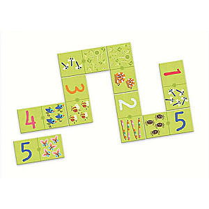 Galda spēle Domino Reiz, divi, trīs (28 gab)