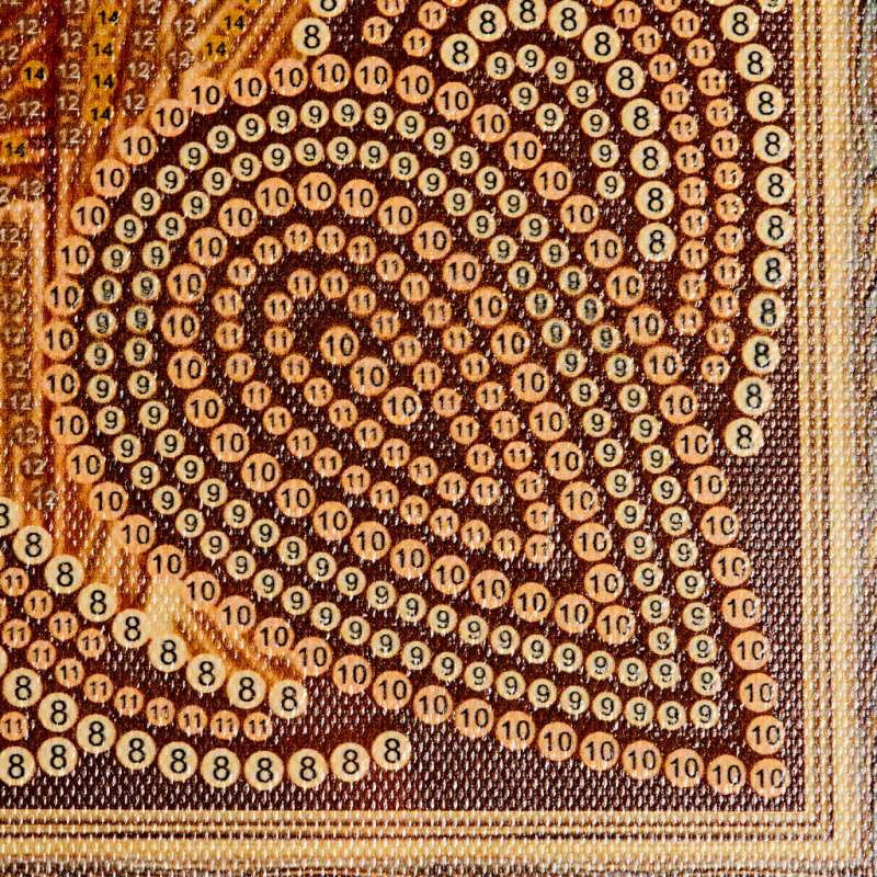 Картина 5D мозаика с нанесенной рамкой (40х50) МАТРОНА МОСКОВСКАЯ (10 цветов) 